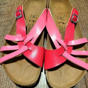 Brand new Birkenstock pink sandals